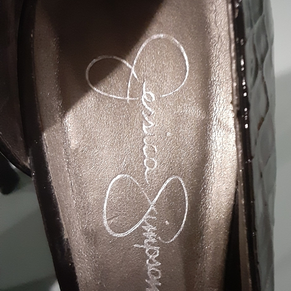 Jessica Simpson open toe heels size 5 1/2 B - Picture 5 of 10